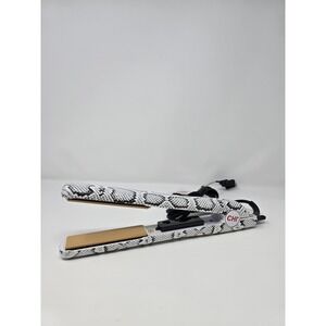 CHI Ceramic 1" Flat Iron Hair Straightener Pretty Python Snake Print Tested Work